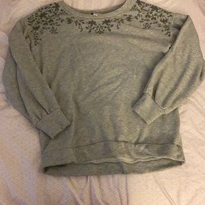 American Eagle Puffed Sleeve Crewneck